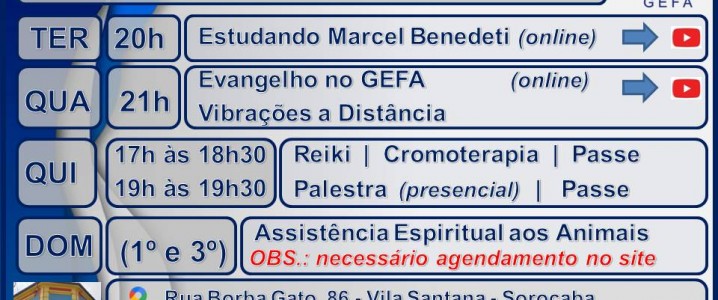 Atividades do GEFA Sorocaba